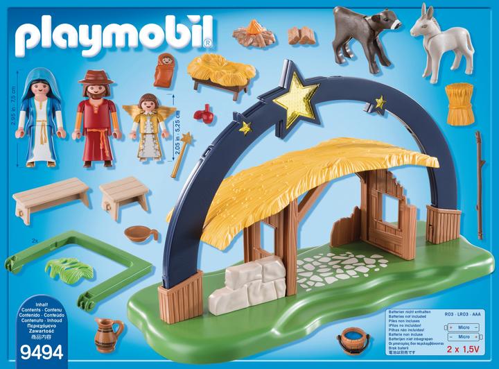 Image du produit Playmobil Crèche de Noël en arche légère (9494)