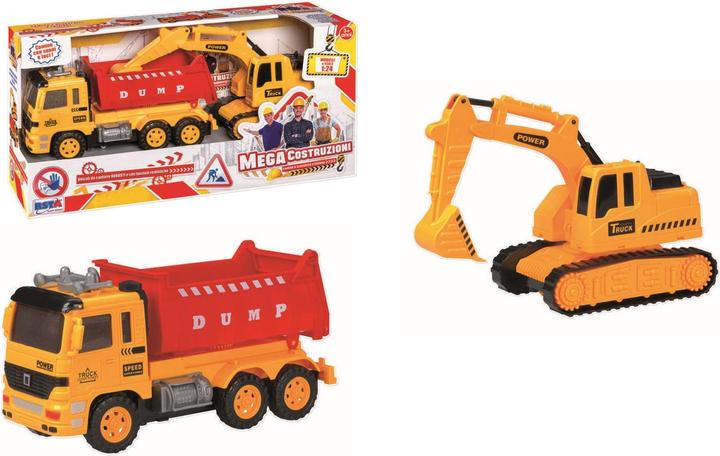 Actual product image Rs Toys Truck Lights And Sound + Clutch Excavator