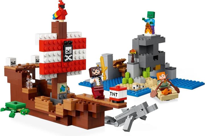 Image du produit LEGO L'aventure du bateau pirate (21152, LEGO Minecraft)