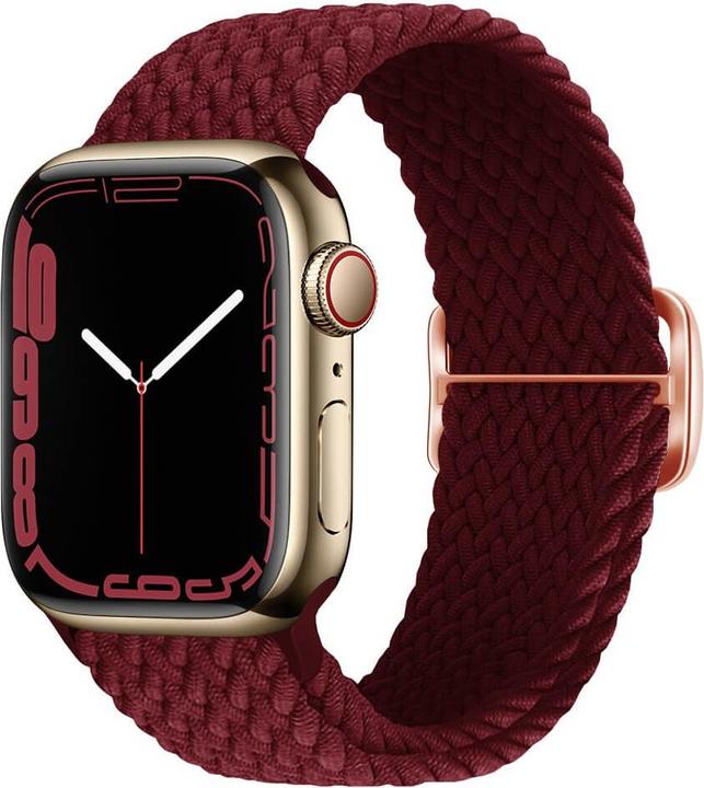 Actual product image Cover-Discount Apple Watch 42/41/40mm - Nylon fabric braided replacement strap (Nylon)