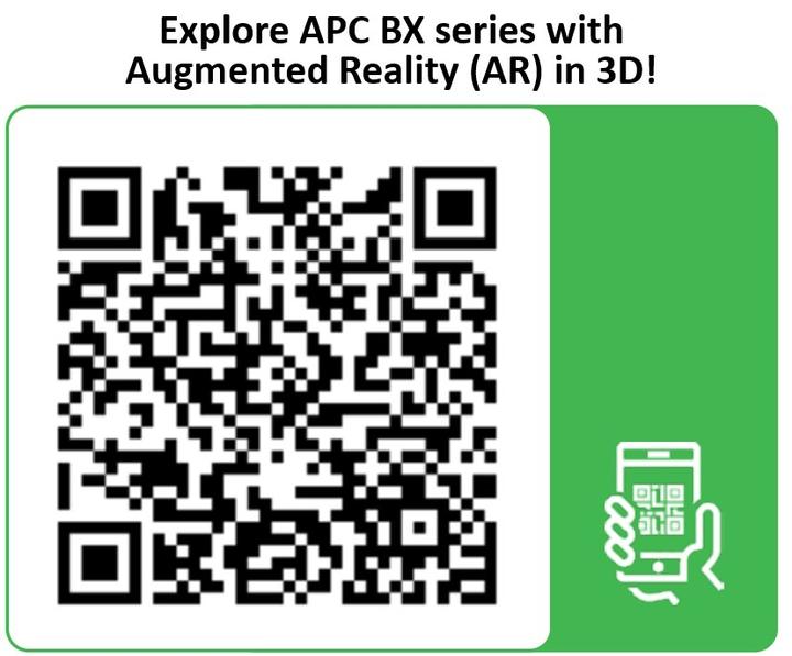 Actual product image APC BX950MI-GR Uninterruptible Power Supply (UPS) Line-Interactive 950 VA 520 W 4 AC Outputs (950 VA, 520 W, Line-interactive UPS)