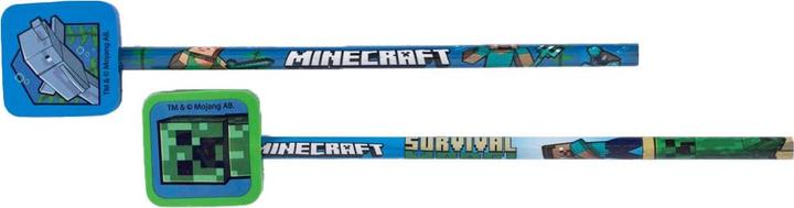 Produktbild Minecraft Bleistift mit Aufsatz Set 2erPack (2 x)