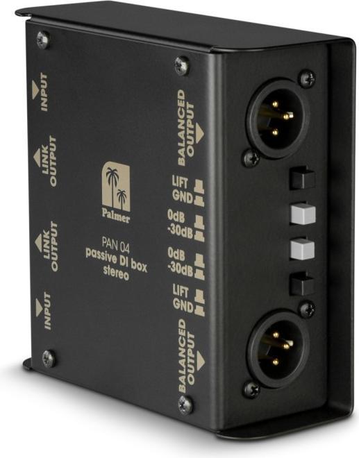 Immagine prodotto Palmer Audio DI Box passiva a 2 canali Pro PAN (Scatola DI)