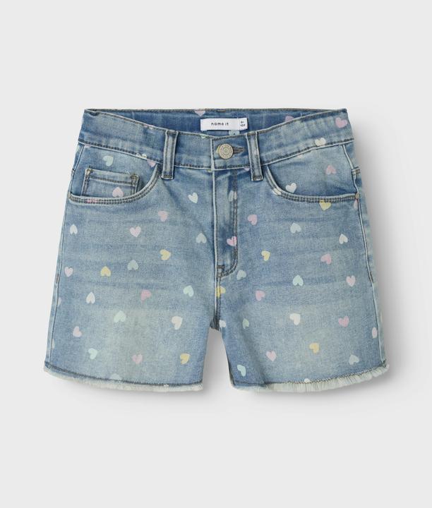 Immagine prodotto Name it Pantaloncini in denim con vestibilità mamma (128)