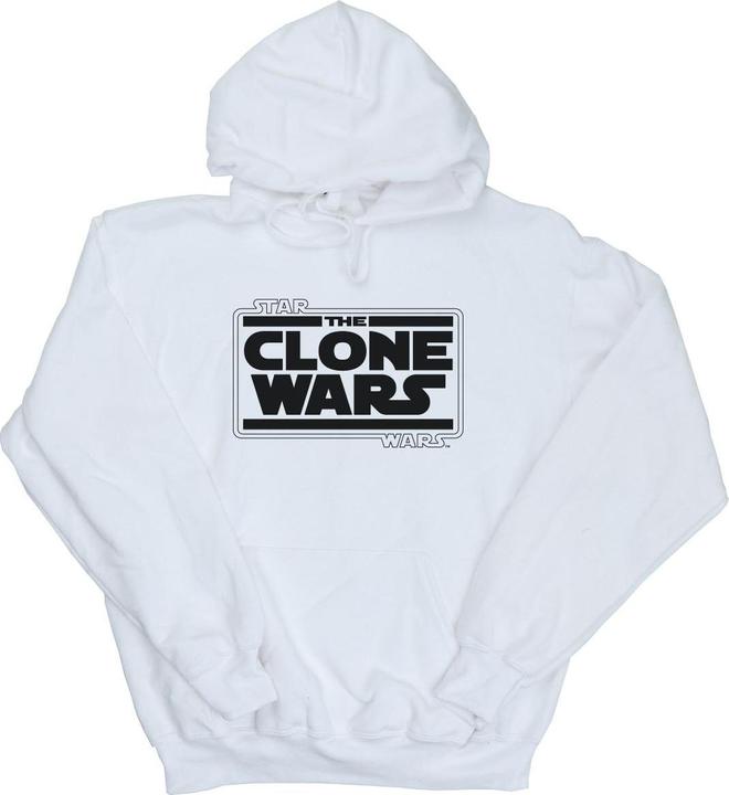 Produktbild Star Wars Clone Wars Logo Kapuzenpullover (L)