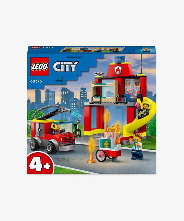 Actual product image LEGO Fire station and fire truck (60375, LEGO City)
