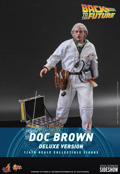 Produktbild Hot Toys Zurück in die Zukunft “Doc Brown – Deluxe Version” 1/6 Actionfigur