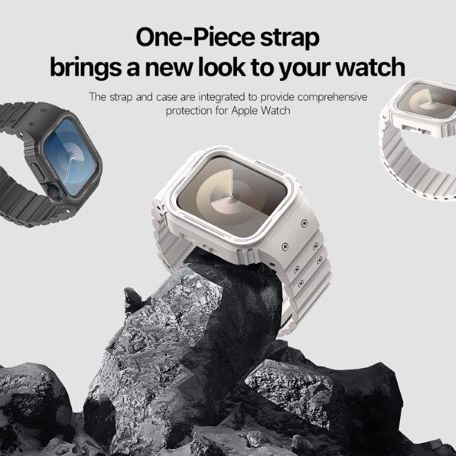 Immagine prodotto Dux Ducis Cinturino OA per Apple Watch 38mm/40mm/41mm - Bianco (38 mm, 40 mm, 41 mm, Silicone, Apple Watch Series 2, Apple Watch Series 1, Apple Watch Series 3, Apple Watch Serie 4, Apple Watch Serie 5, Apple Watch Serie 6, Apple Watch Series 7, Apple Watch Series 8, Apple Watch Series 9, Apple Watch SE)