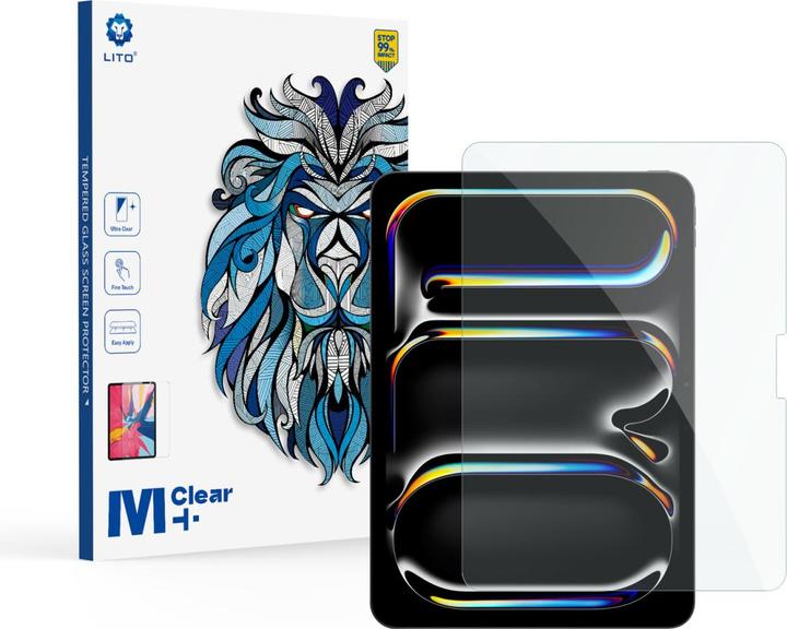 Lito Vetro blindato (1 Pezzo/i, iPad Pro 11 2018 (1. Gen), iPad Pro 11 2020 (2. Gen), iPad Pro 11 2021 (3a generazione), iPad Pro 11 2022 (quarta generazione), iPad Air 2020 (4. Gen), iPad Air 2022 (5a generazione))