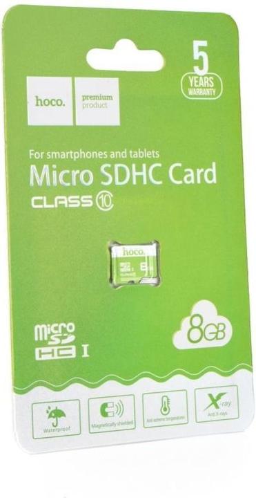 Productafbeelding Hoco Geheugenkaarten geheugenkaart microSD 8GB klasse 10 (8 GB, microSD, U1)
