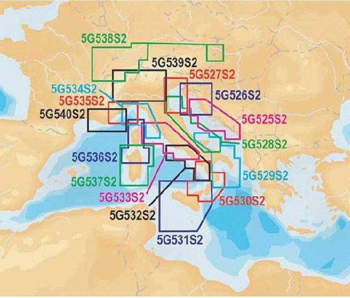 Image du produit Navionics Carte des lacs suisses (à l'exception de la région du Tessin)