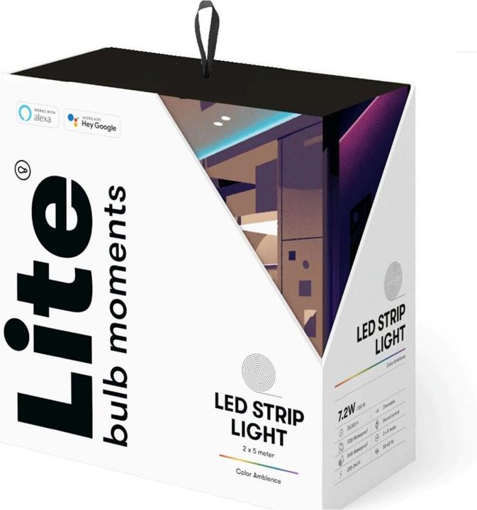 Produktbild Nordic Smartlight Lite bulb moments - LED strip 2 x 5M RGB (Mehrfarbig, 500 cm, Indoor)