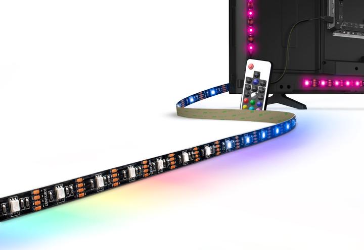 Produktbild Century Strip LED 3 Meter inkl. Fernbedieung bis 75 Zoll (300 cm, Indoor)