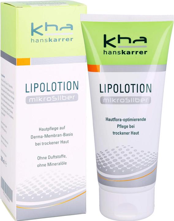 Actual product image Hans Karrer hanskarrer Lipolotion Microsilver, 200 ml Lotion (Cleansing lotion, 200 ml)