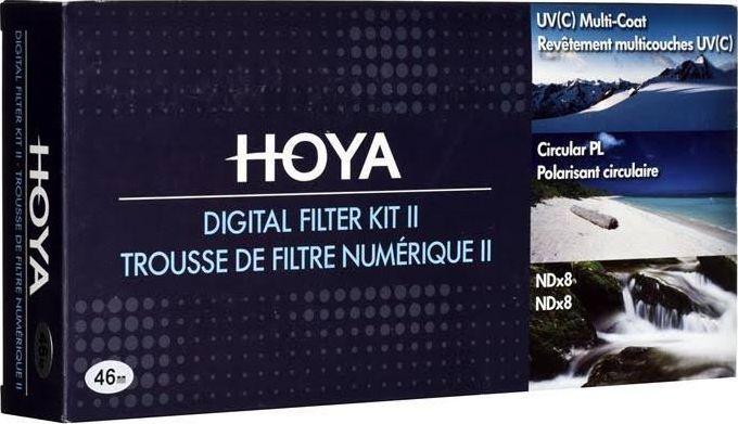 Actual product image Hoya Digital Filter Kit II (UV, CIR-PL & ND8) Filterset (40.50 mm, Neutral density filter, Polarizing filter, UV filter)
