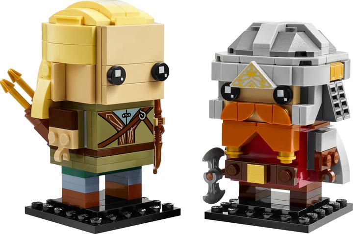 Image du produit LEGO Seigneur des Anneaux Legolas et Gimli (40751, LEGO Brickheadz)