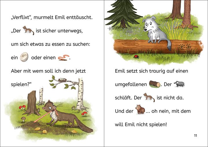 Produktbild Bildermaus - Der kleine Wolf findet einen Freund (Deutsch, Julie Leuze, Nadine Y. Resch, Loewe Erstlesebücher, 2023)