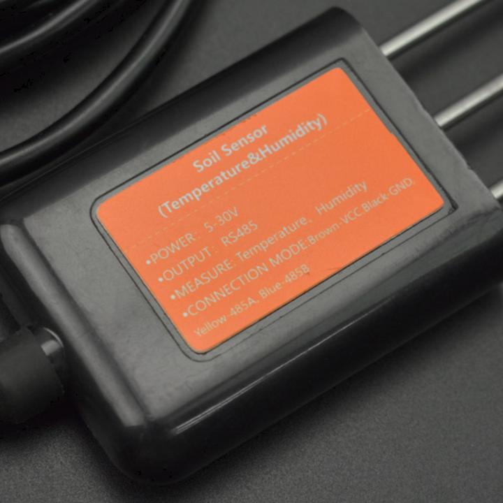 Image du produit DFRobot RS485 Capteur de température et d'humidité du sol IP68 5-30V