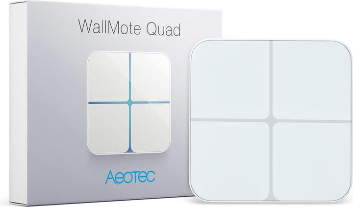 Actual product image Aeotec Z-Wave WallMote Quad