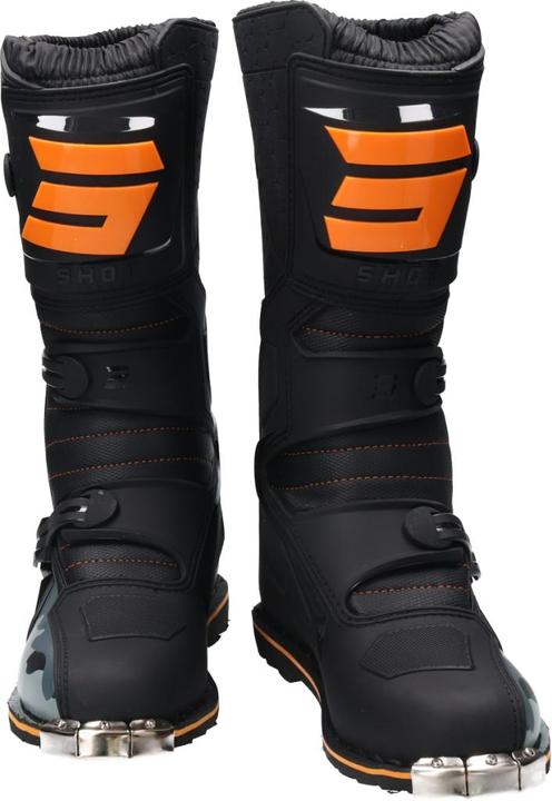 Image du produit Shot RACE 2 CAMO MX-Stiefel camo grau-neon orange 45 (Hommes, 45)