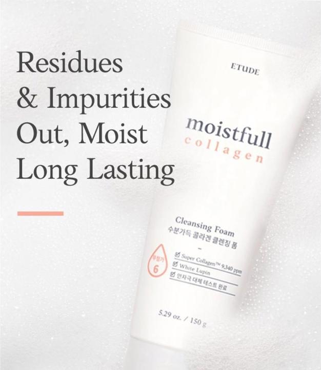 Image du produit Etude House Mousse nettoyante au collagène Moistfull Collagen (Mousse, 150 ml)