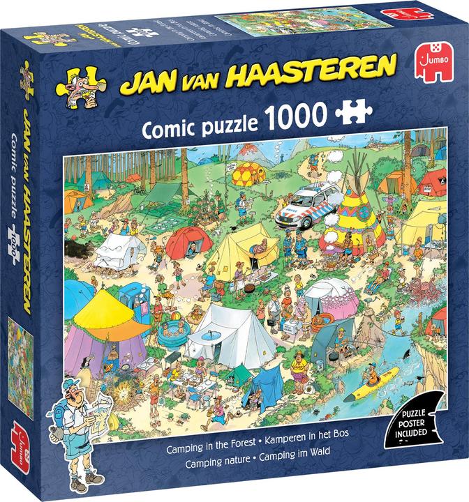 Actual product image Camping im Wald (1000 pieces)