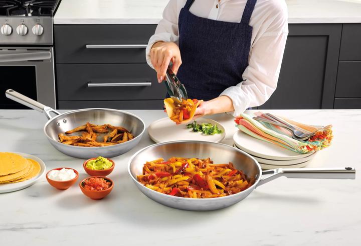 Productafbeelding Ninja NIA koekenpan 24cm EverCl.ES (24 cm, Koekenpan, Roestvrij staal, Aluminium)