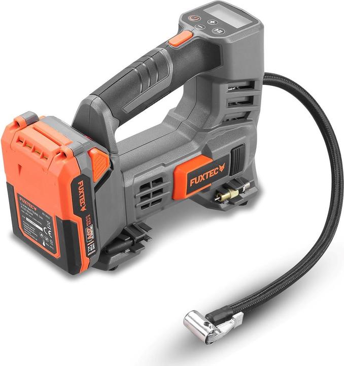 Produktbild Fuxtec 20V Akku Kompressor FX-E1CI20 SET mit 1 x Akku 2Ah, 1 x Ladegerät 1A
