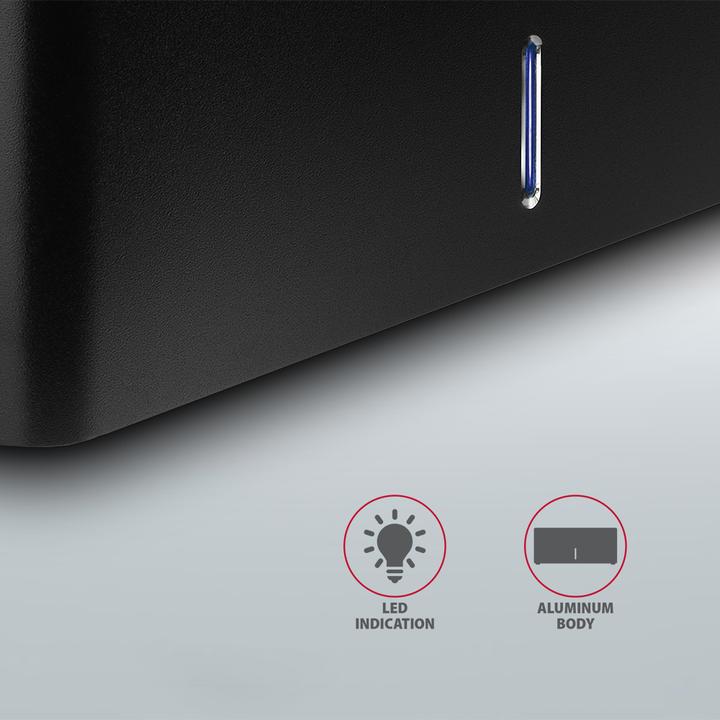 Produktbild Axagon ADSA-SN Speicherlaufwerk-Docking-Station USB 3.2 Gen 1 (3.1 Gen 1) Type-A Schwarz (3.5", 2.5")