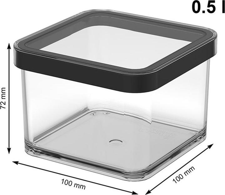 Actual product image Rotho Set of 5 premium tins LOFT