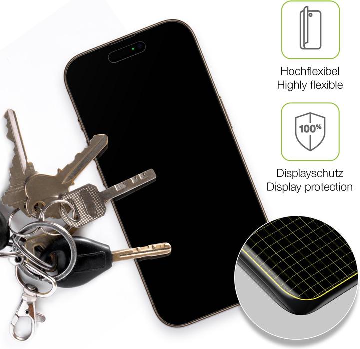Immagine prodotto Dipos Full-Cover Pellicola Protettiva opaco (1 Pezzo/i, Apple iPhone 16 Pro Max)