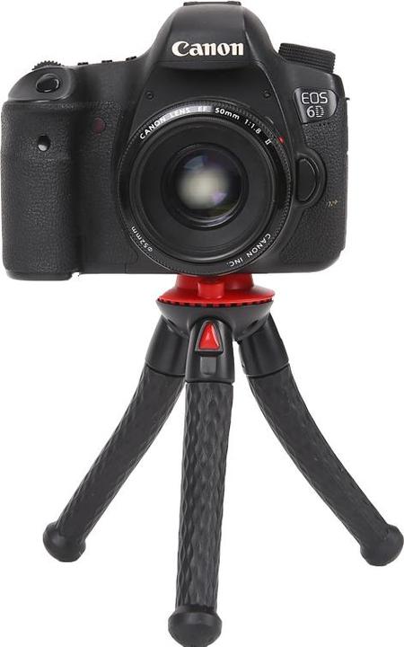 Image du produit Fotopro UFO Mini noir/rouge Trépied avec téléphone & support GoPro