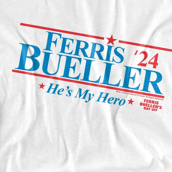Produktbild Ferris Bueller´s Day Off Ferris Bueller's Day Off 2024 President TShirt (XXL)