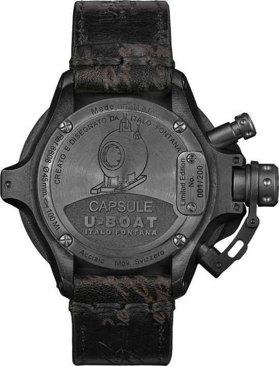 Produktbild U-Boat 8808 Capsule PVD BK BL 45mm (Swiss Made, 45 mm)