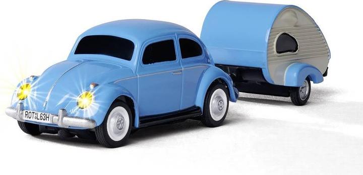 Immagine prodotto Carson 1:87 VW Maggiolino con rimorchio 2.4G 100% RTR (RTR pronto all'uso)
