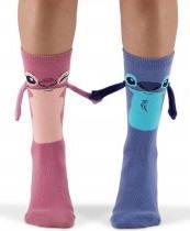 Actual product image Difuzed Lily & Stitch - Let's Hold Hands Novelty Socks (1 pack) - 35/38 (Single pack, 35, 38)