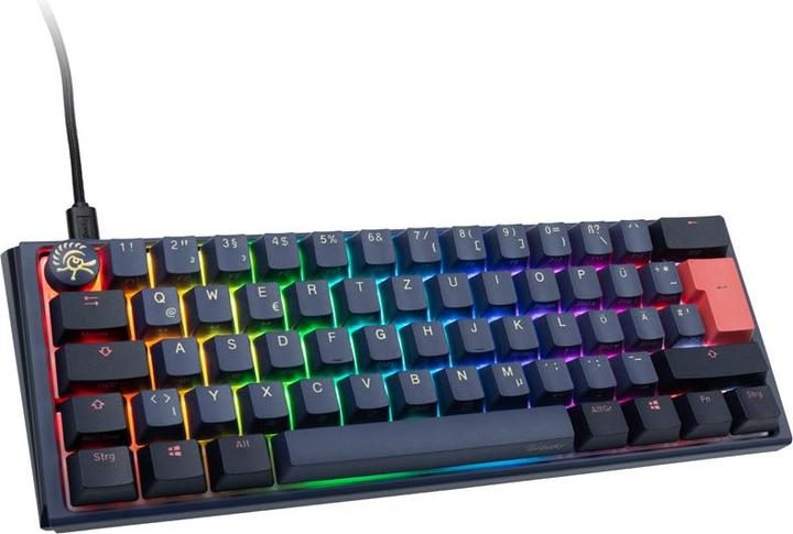 Image du produit Ducky One 3 Cosmic Blue Mini Gaming Keyboard, RGB LED - MX-Speed-Silver (DE, Filaire)