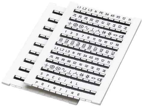 Actual product image Phoenix Contact Blank marker sheet for micro terminal (Various)