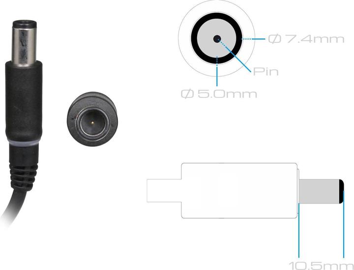 Image du produit Dell Alimentation électrique (90 W)