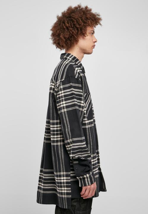 Actual product image Urban Classics Long Oversized Checked Summit Shirt - 19483 (L)