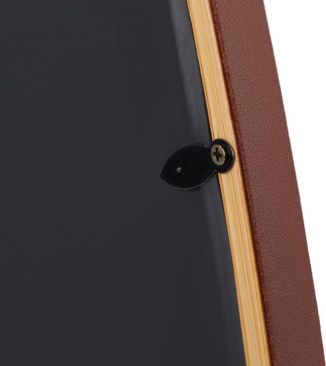 Actual product image Relaxdays Oval Hanging Mirror with Strap (43.5 x 1.5 x 76.5 cm)