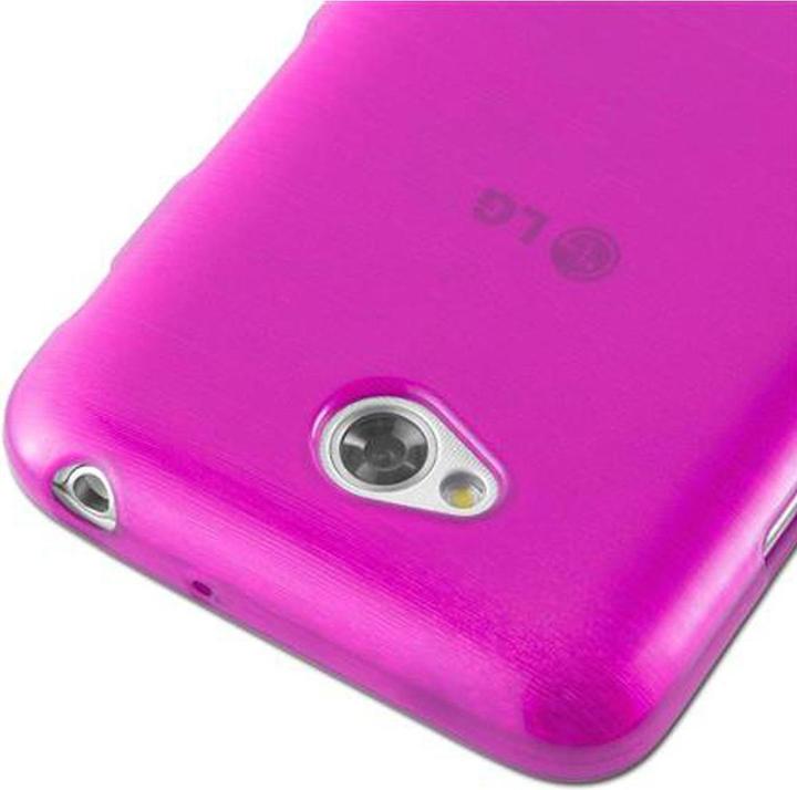 Actual product image Cadorabo TPU Brushed Cover (LG L70)