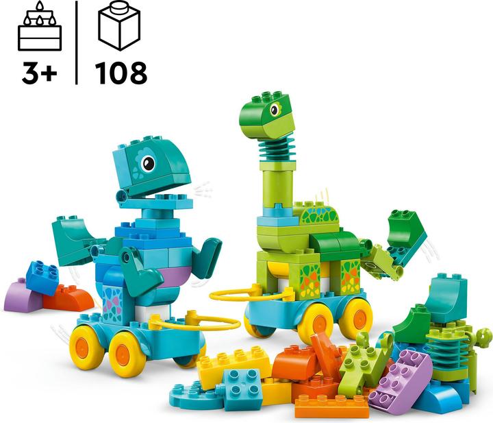 Actual product image LEGO Dinos auf Rädern 3-in-1-Set (10451)