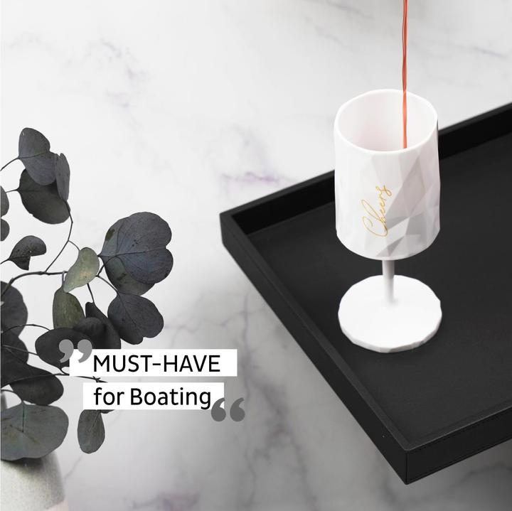 Actual product image Silwy Magnet Plastic Glass Wine Cheers (30 cl, 1 Glasses, Red wine glasses)