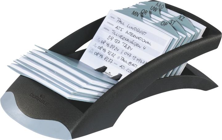 Produktbild Durable Adresskartei Telindex Desk Vegas schwarz (Spezial)