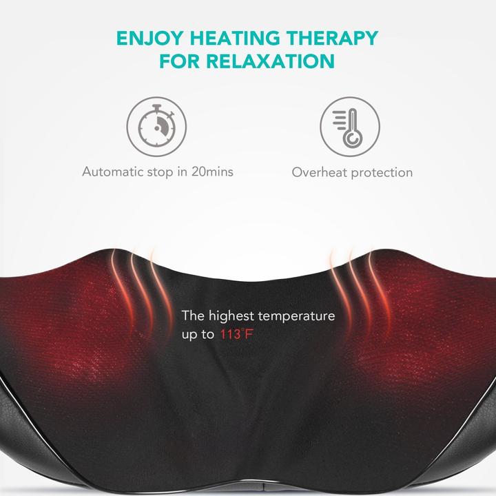 Image du produit Naipo Appareil de massage Shiatsu pour les épaules et la nuque