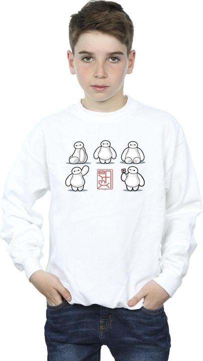 Actual product image Disney Boys Big Hero 6 Baymax Many Poses Sweatshirt (140, 146)