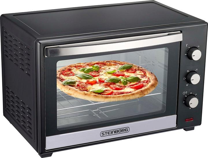 Produktbild Steinborg Minibackofen 60 Liter, Silber