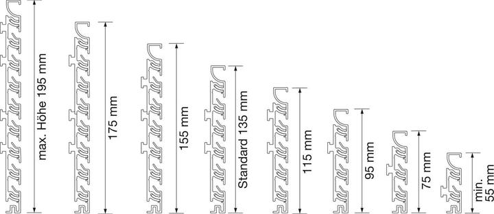 Actual product image Schüco Base system KS clamp mount right/left black plastic (20 Piece)
