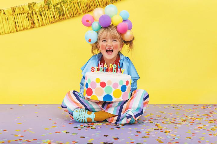 Produktbild Partydeco Happy Birthday-Kerzen (13 Stück) - Mehrfarbig